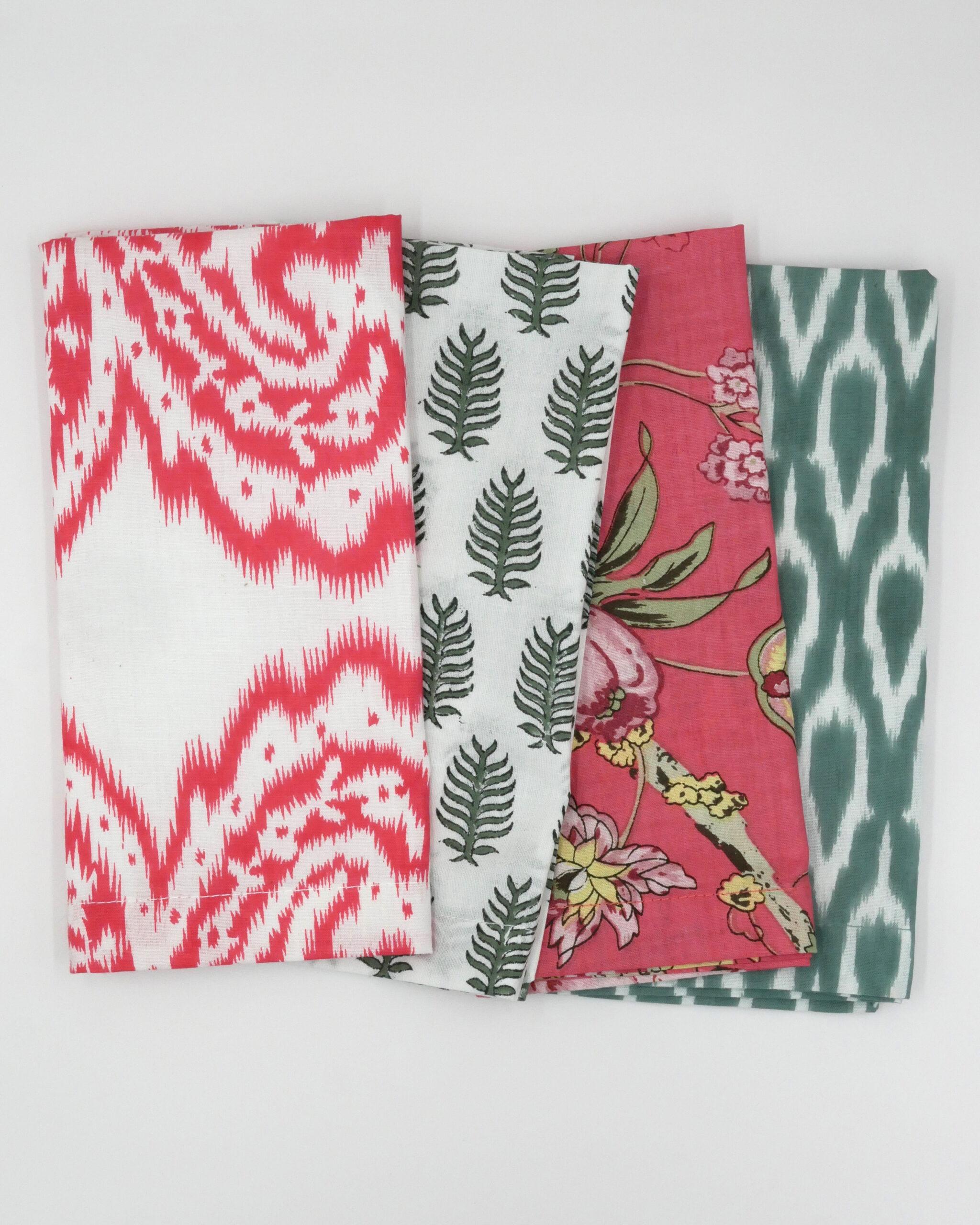 Blockprint Servietten "Evergreen" (6er)