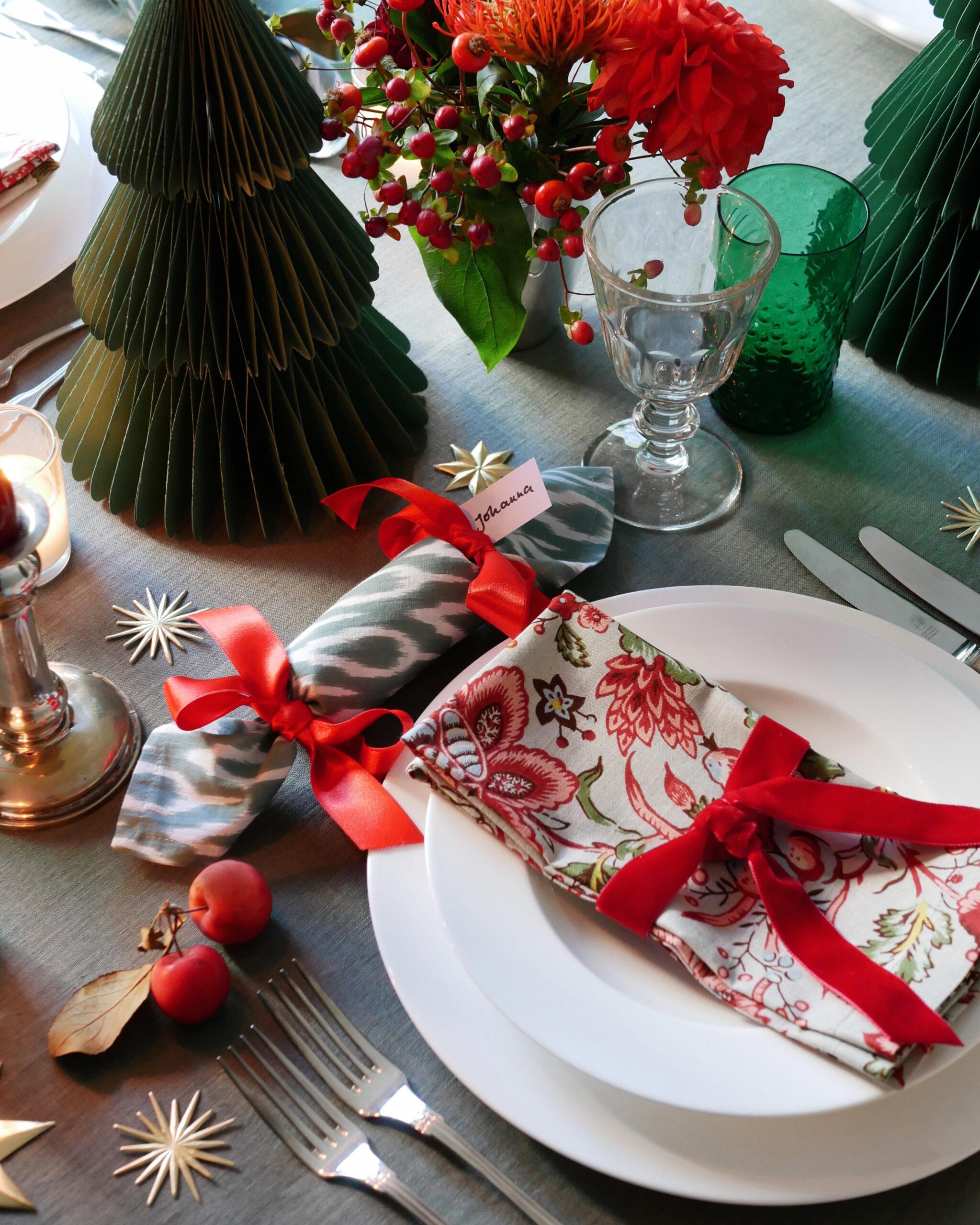 Blockprint Servietten "Polar Express" (6er)