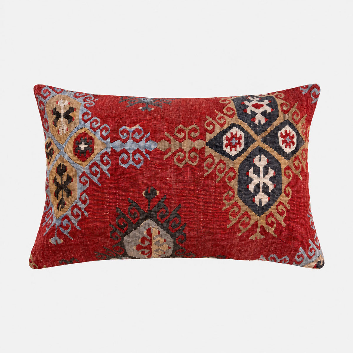 Kelim-Kissen 60 x 40 in blau und rot - sechs Varianten
