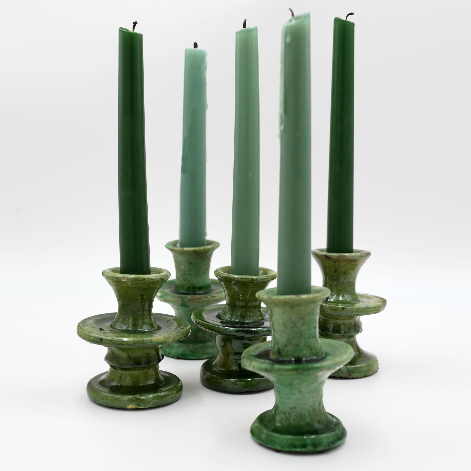 Kerzenhalter handgefertigt aus Ton - "Tamegroute"