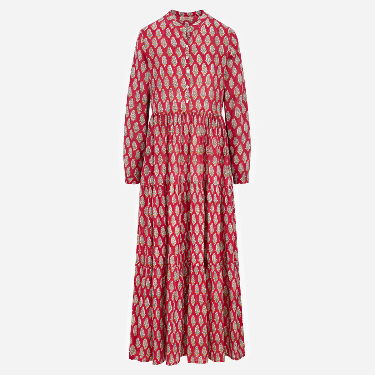 Maxikleid "Maxima" in Korallpink
