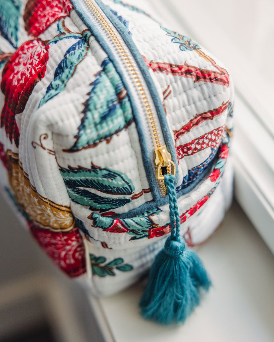 Necessaire "White Bird" in zwei Größen