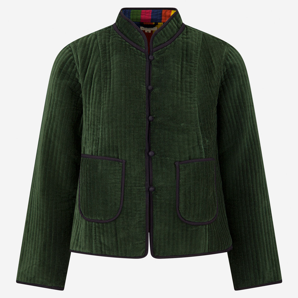Samt-Jacke "Cosima" in Grün