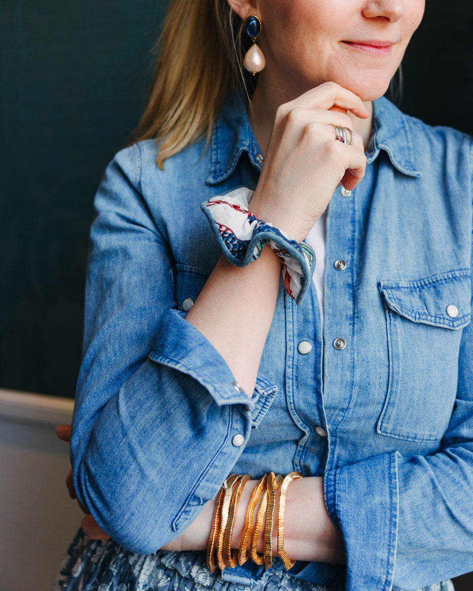 Scrunchie "White Bird"