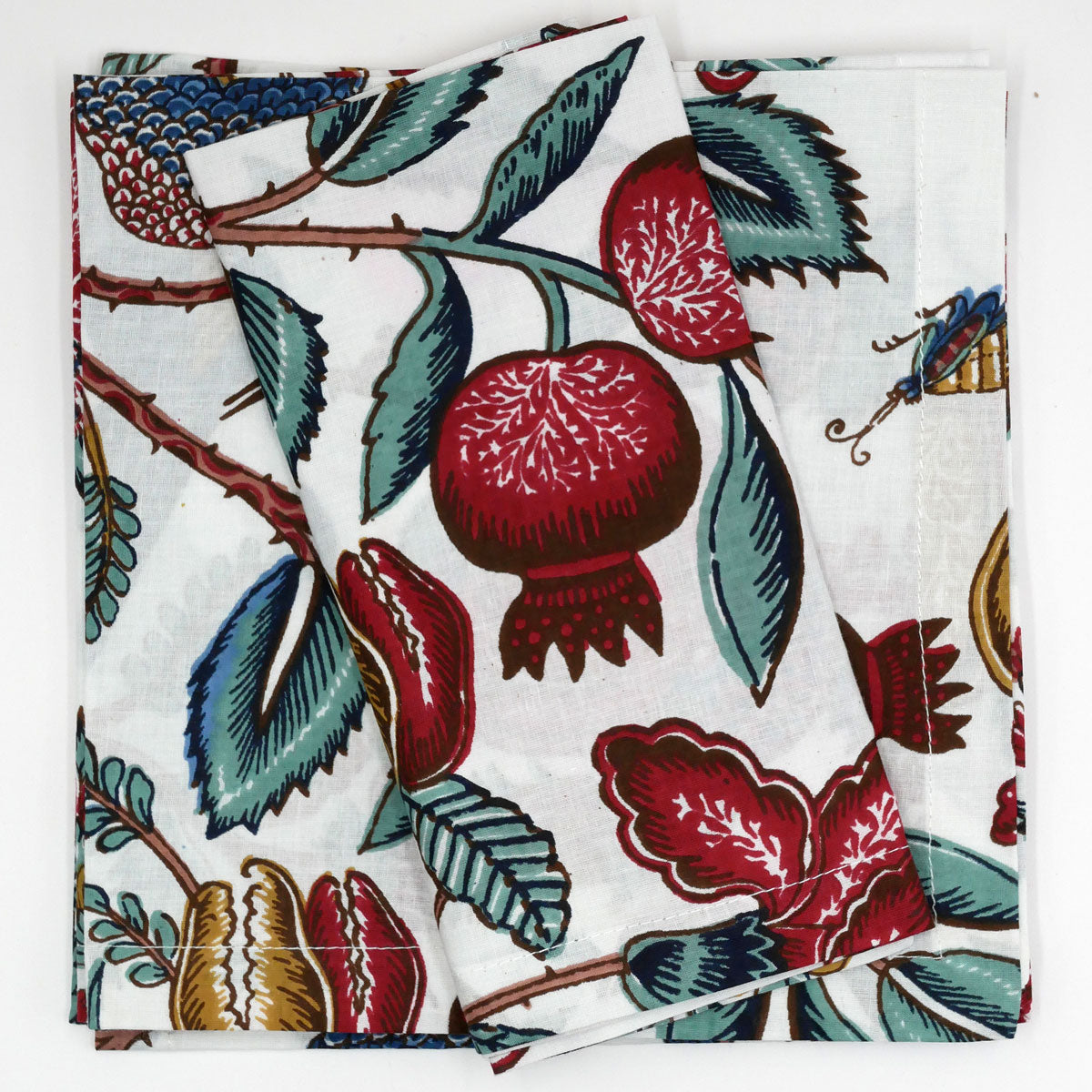 Blockprint Servietten "Whitebird" (4er)