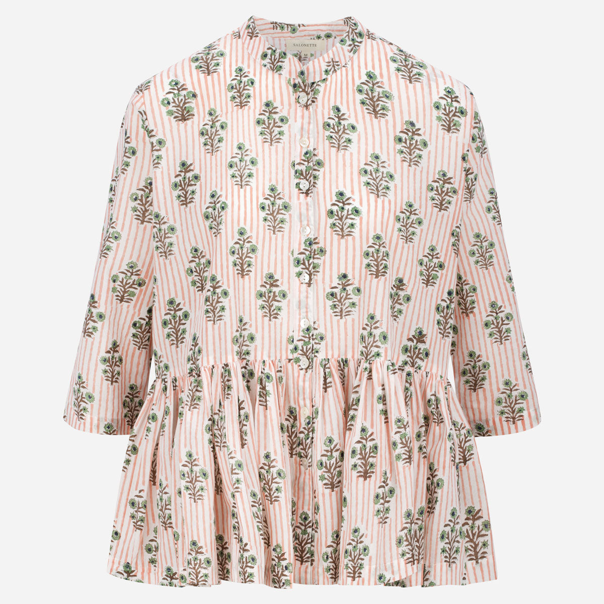 Bluse "Pina" mit rosa Streifen