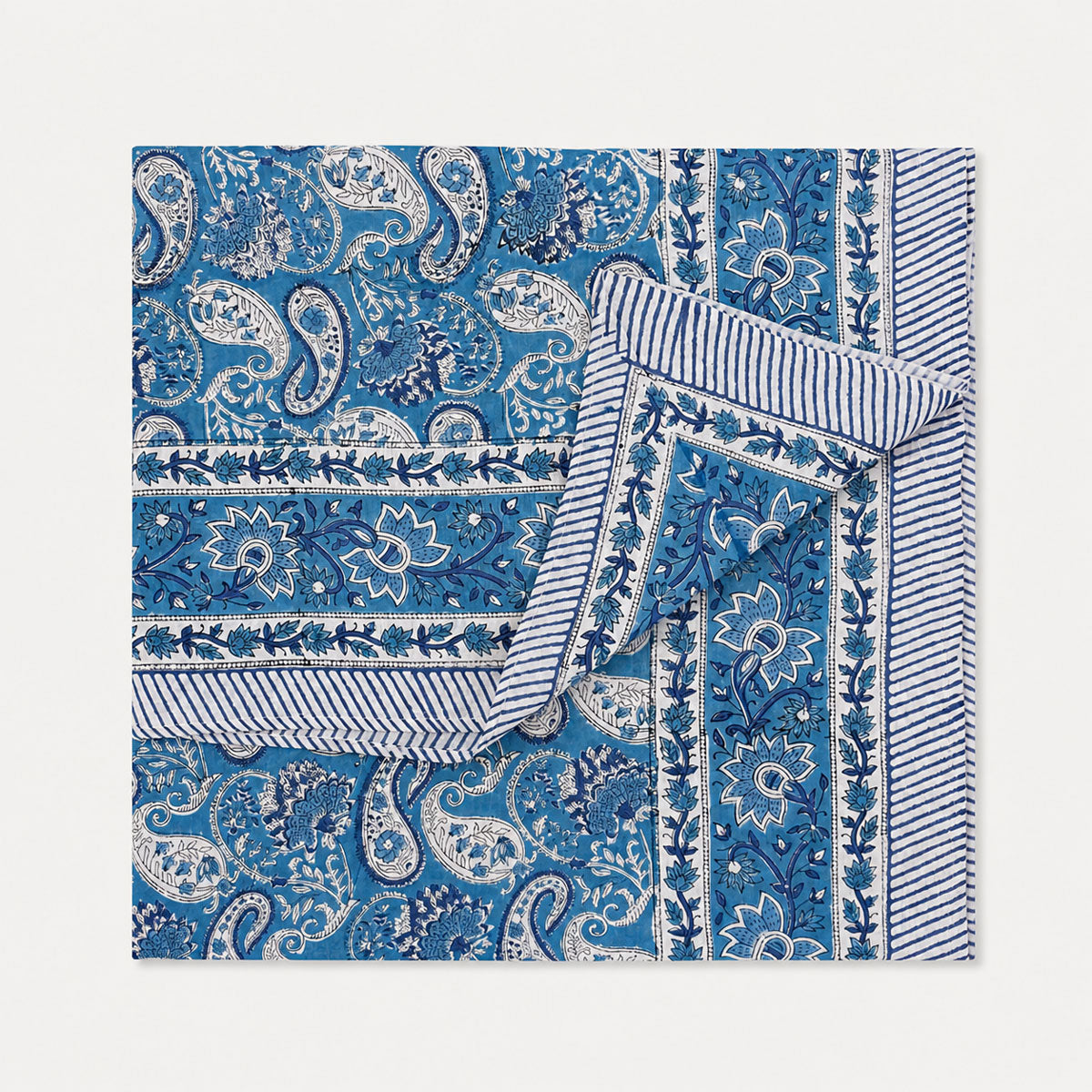 Pareo Blockprint in Blau