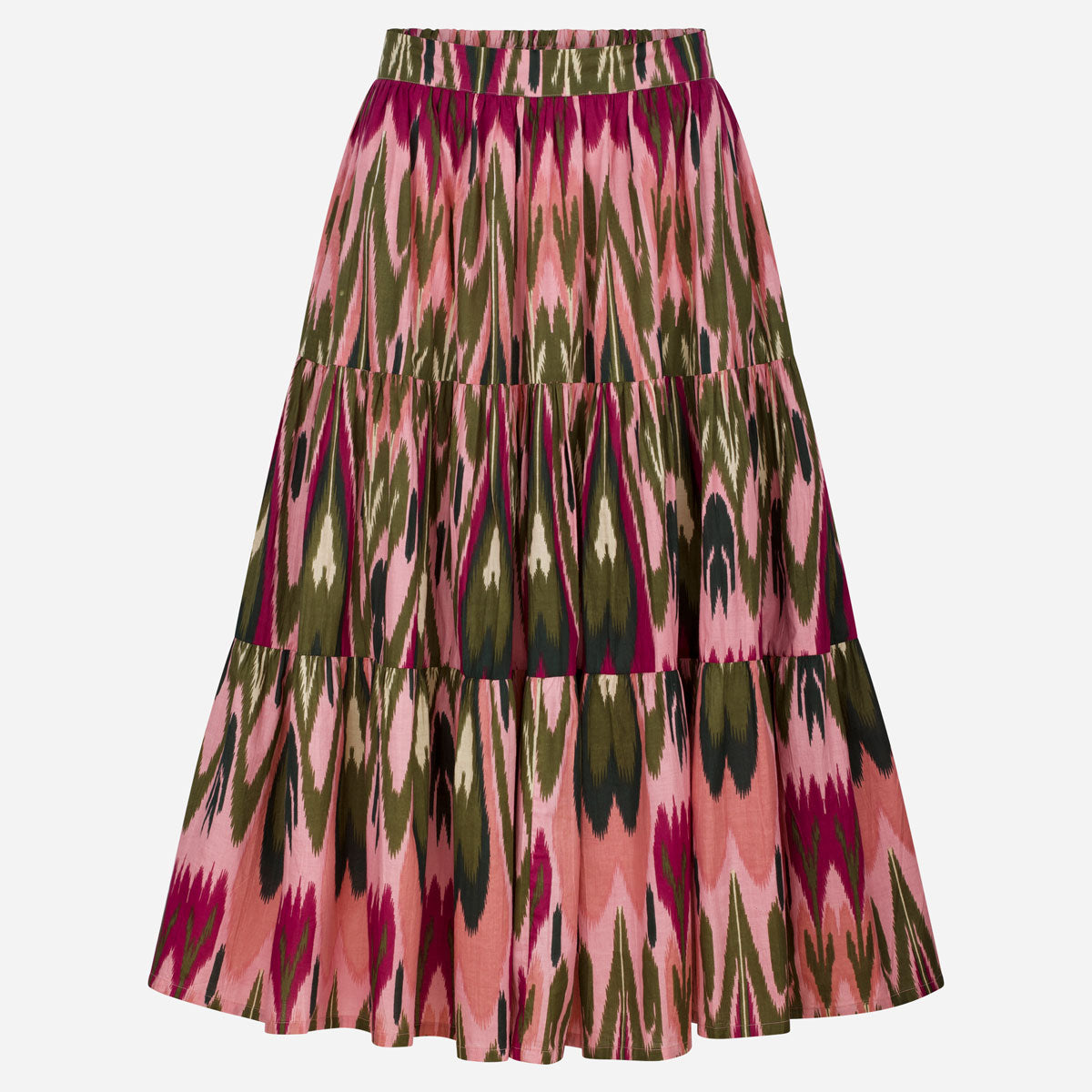 Rock "Selma" mit rosa Ikat