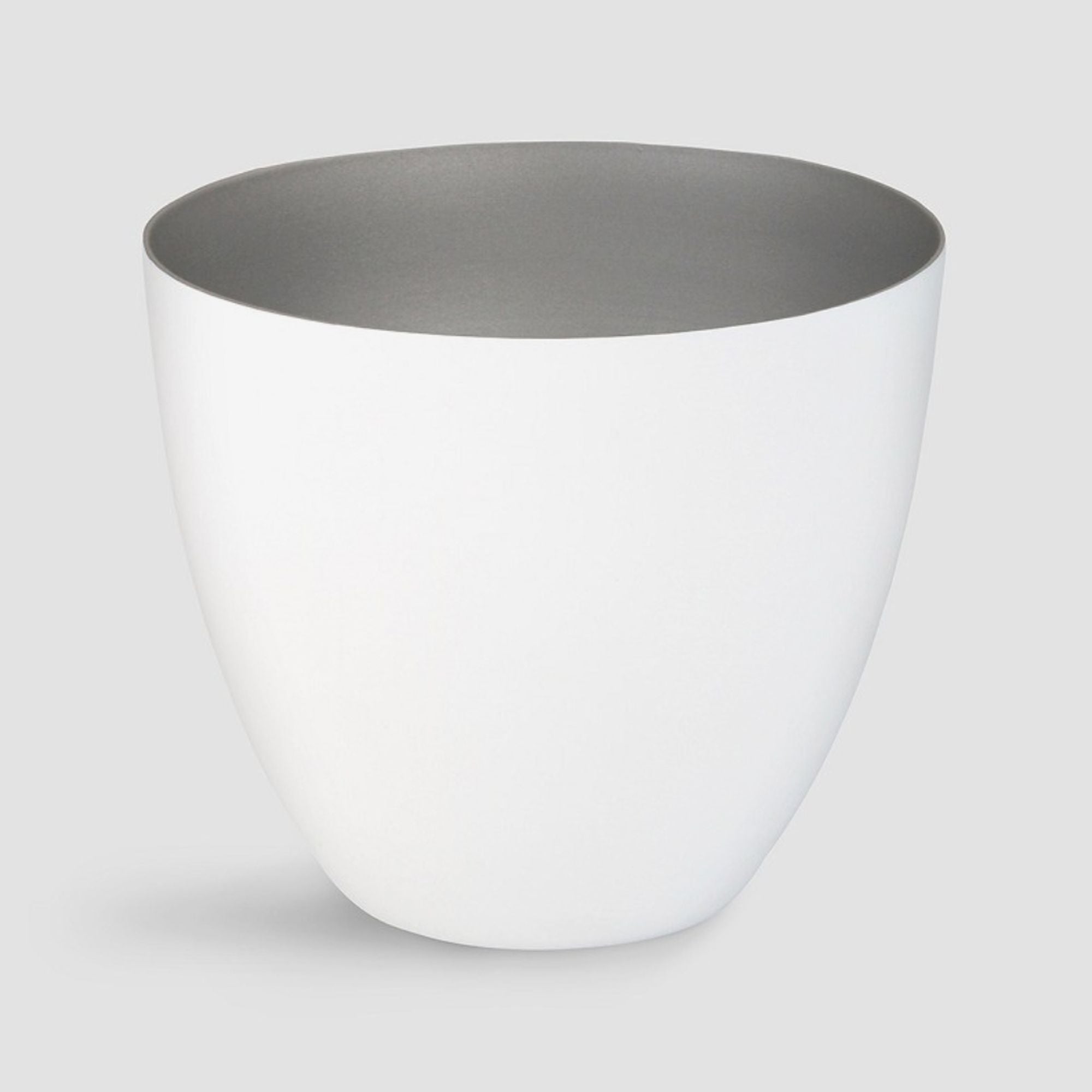 Teelichthalter aus feinem Porzellan in zwei Größen - weiß