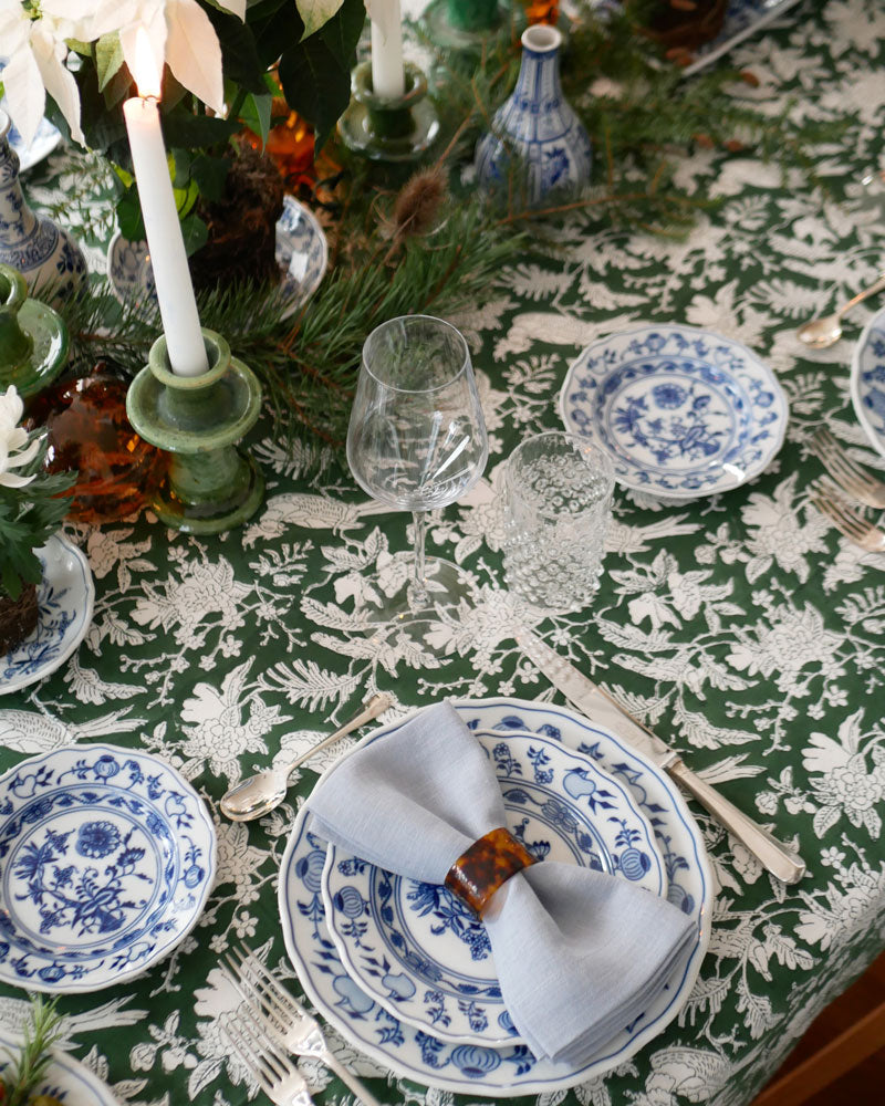 Leinenservietten Taubenblau (6er)