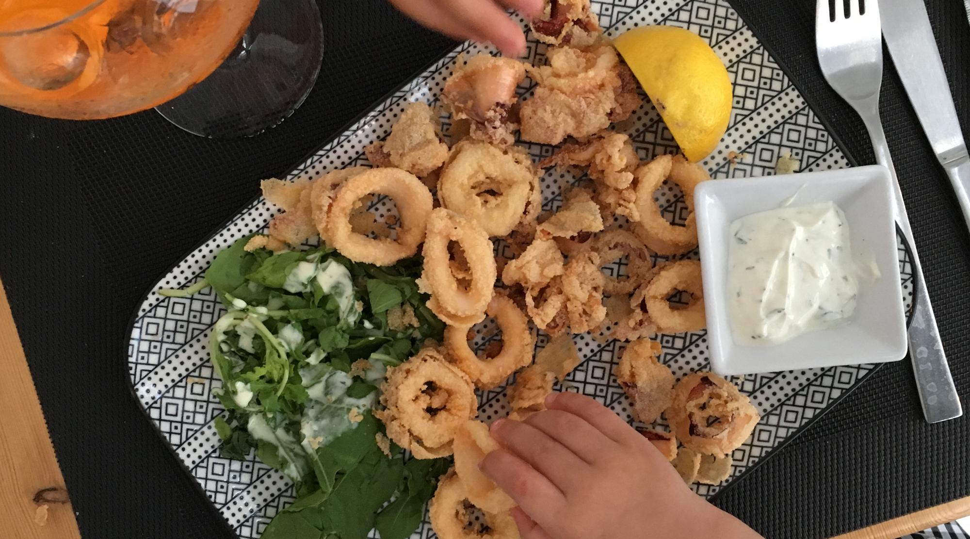 Inselhopping Ägäis - Tintenfisch