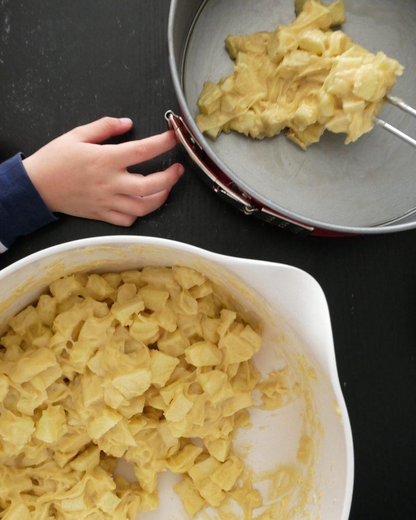 Franzoesischer Apfelkuchen - Teig